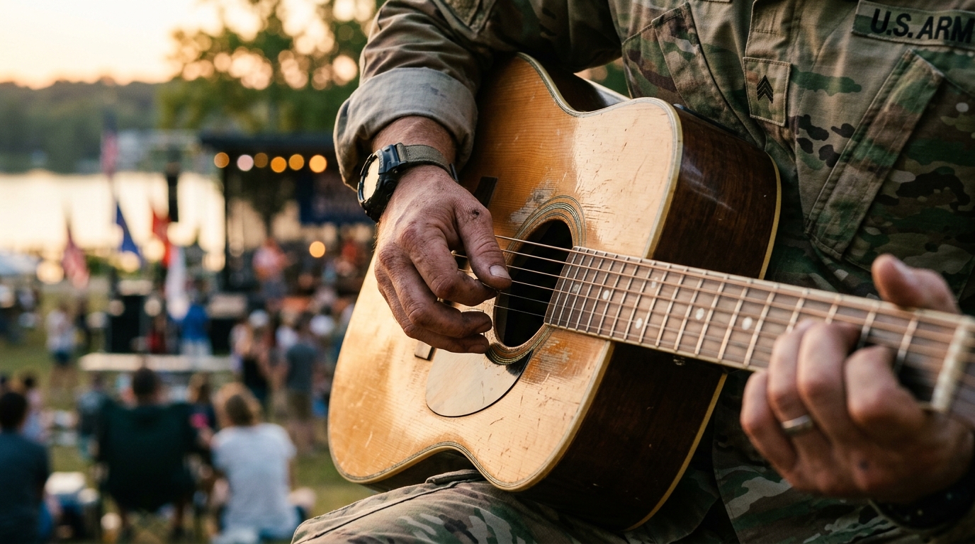 Guitars for Vets Music Festival at Queenslake
