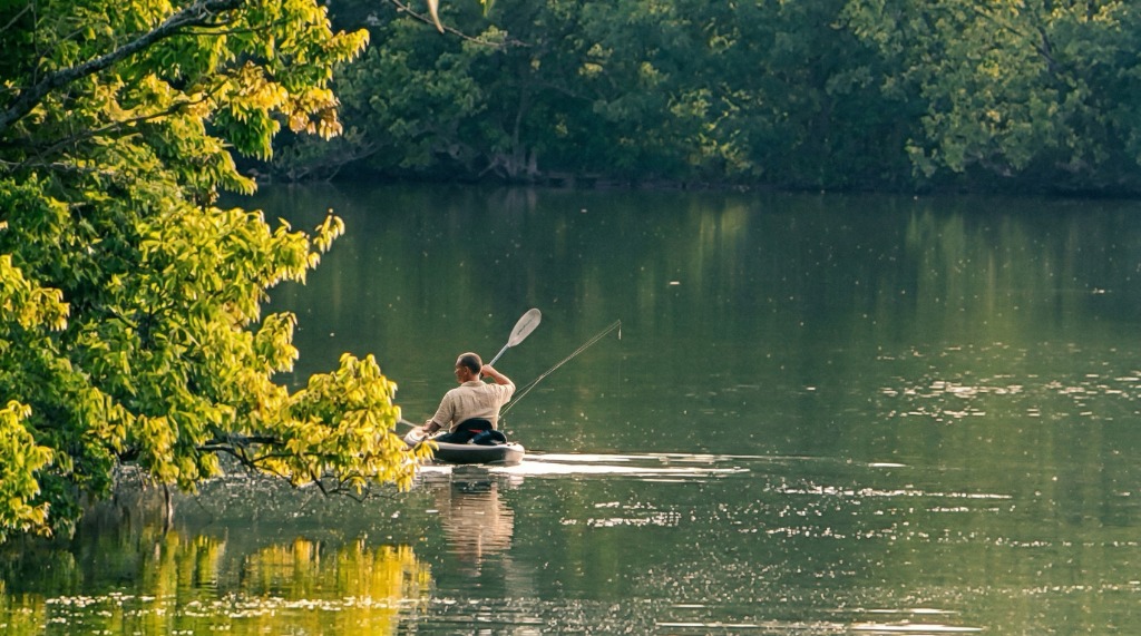 Kayaking and Fishing