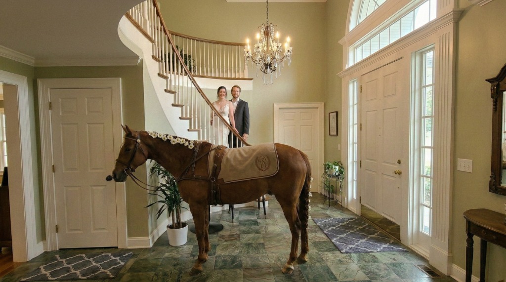 Queenslake Mansion Indoor Wedding Foyer