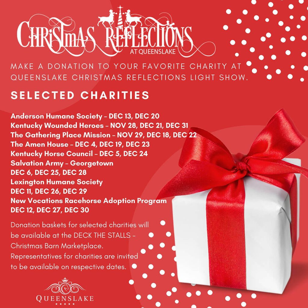 Queenslake Christmas Reflections Charities